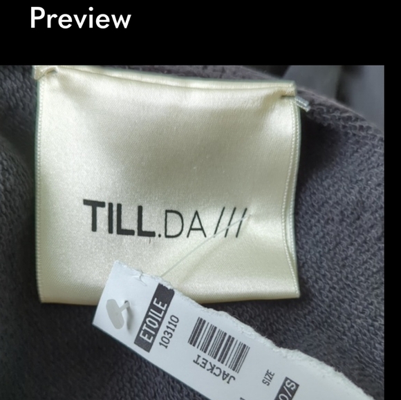 Sonia Rykiel for Till.Da oversized jacket. - Picture 4 of 8